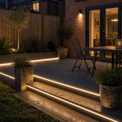 Outdoor LED Strip Warm White 2700K 8x16mm 10cm 48V