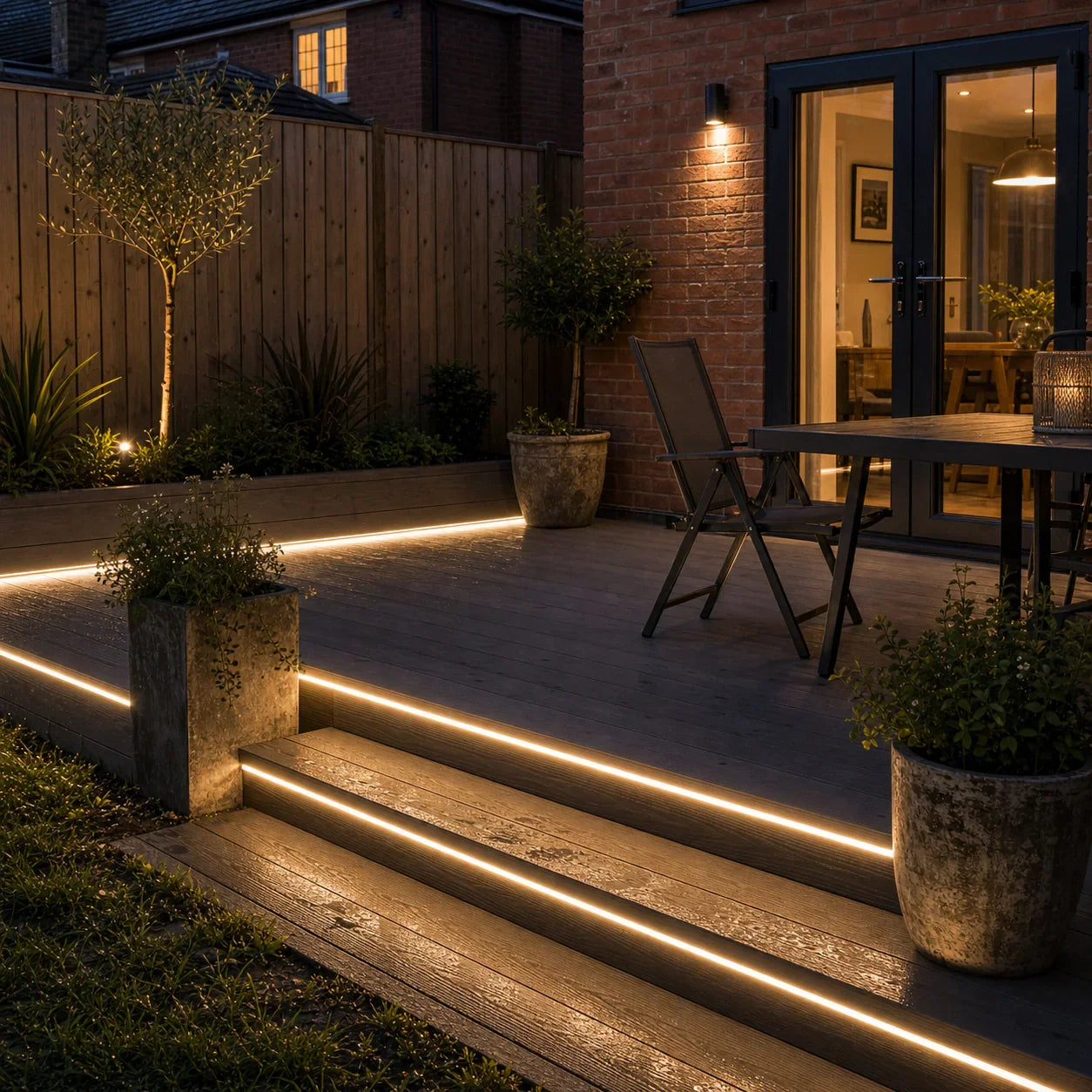 Outdoor LED Strip Warm White 2700K 8x16mm 1cm 24V