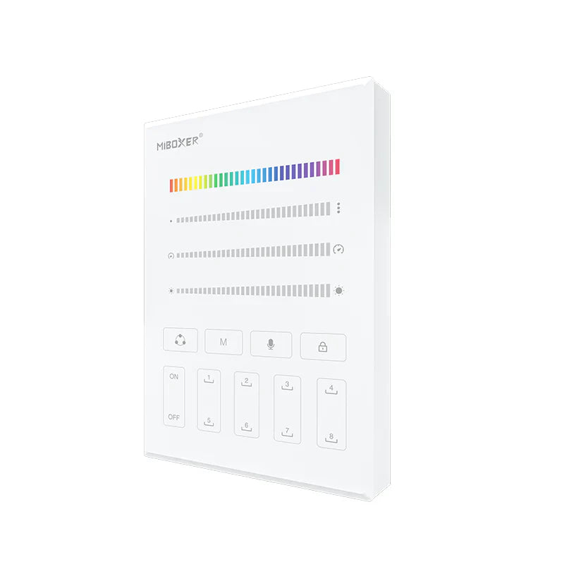 Miboxer 8 Zone SPI Panel Remote (2.4GHz) B9