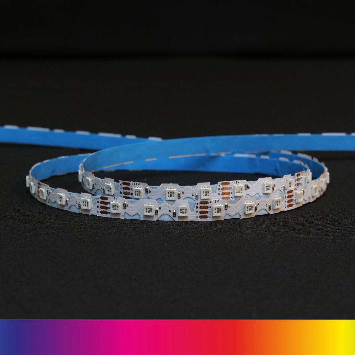 Bendable S - Shape RGB LED Strip 3835 Zig Zag IP20 Waterproof 12V 90 LEDs/m 8mm - House of LEDS