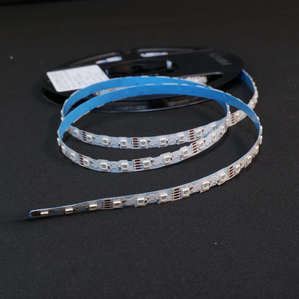 Bendable S - Shape RGB LED Strip 3835 Zig Zag IP20 Waterproof 12V 90 LEDs/m 8mm - House of LEDS