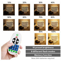 COB LED Strip AC 220 240V 23-Key RF Remote Control 1500W Dimmer Transformer for Brightness Adjustment - UK LED Lights