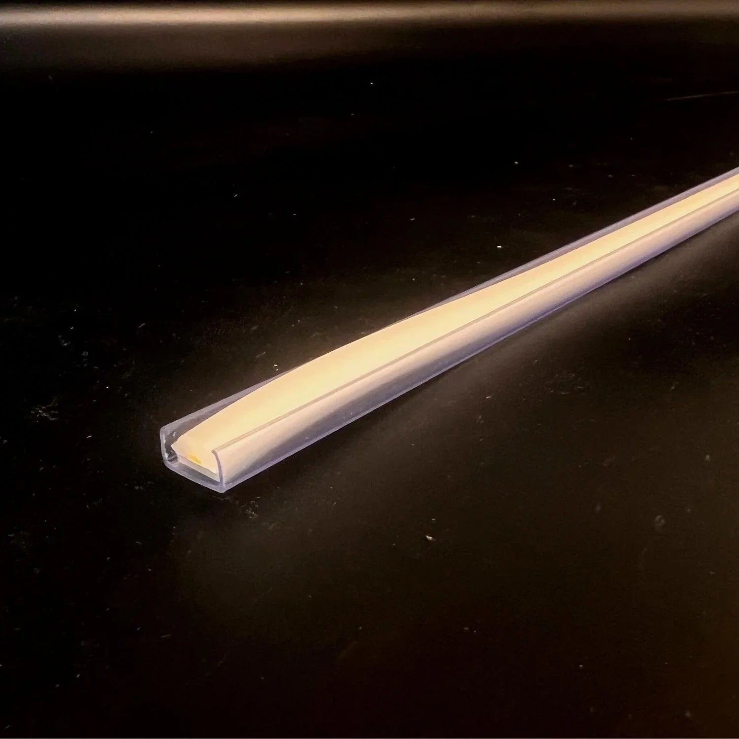 Pvc Co Led COB LED Strip Clear PVC Plastic Profile 1 Metre – Glow LEDs