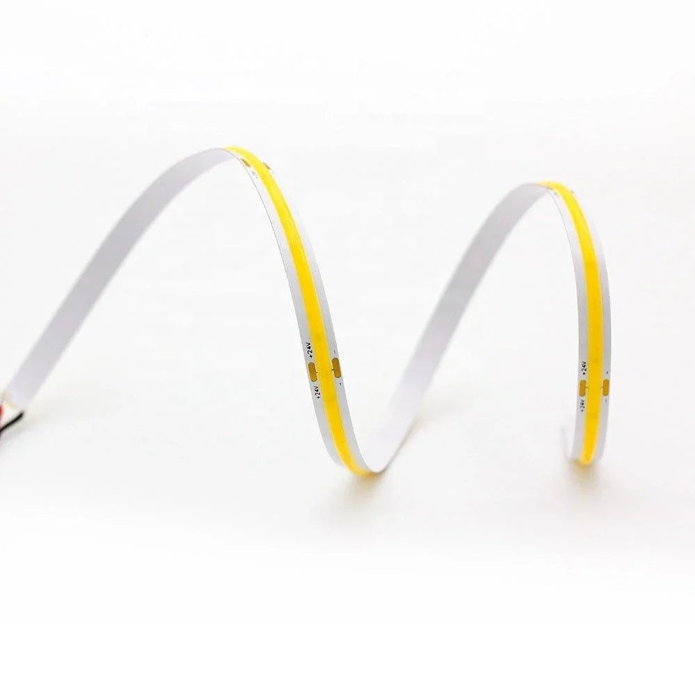 COB LED Strip Light Cool White 6000K 24V 352 LEDs/m IP20 Waterproof - UK LED Lights