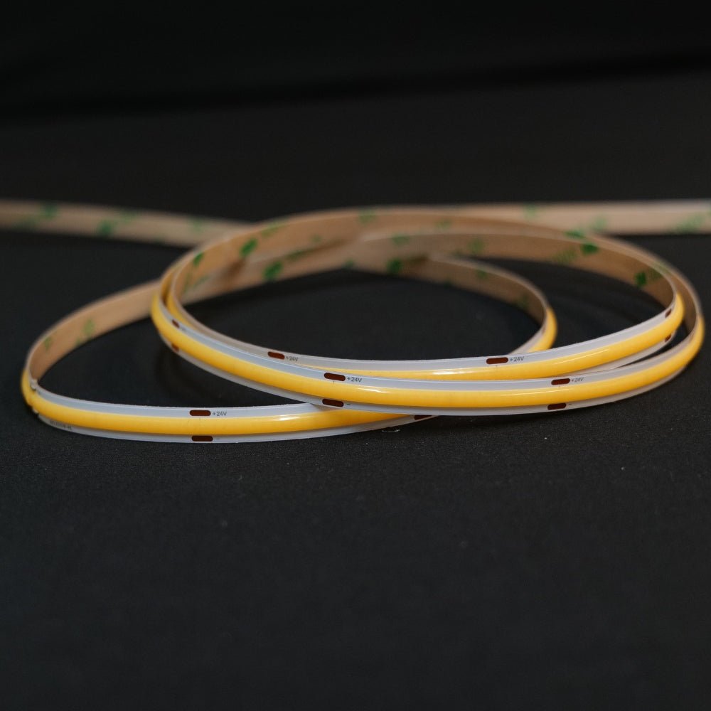 Cool White 6000K COB LED Strip 24V 480LEDs/m IP20 20m Run - House of LEDS