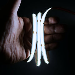 Cool White 6000K COB LED Strip 24V 480LEDs/m IP20 20m Run - House of LEDS