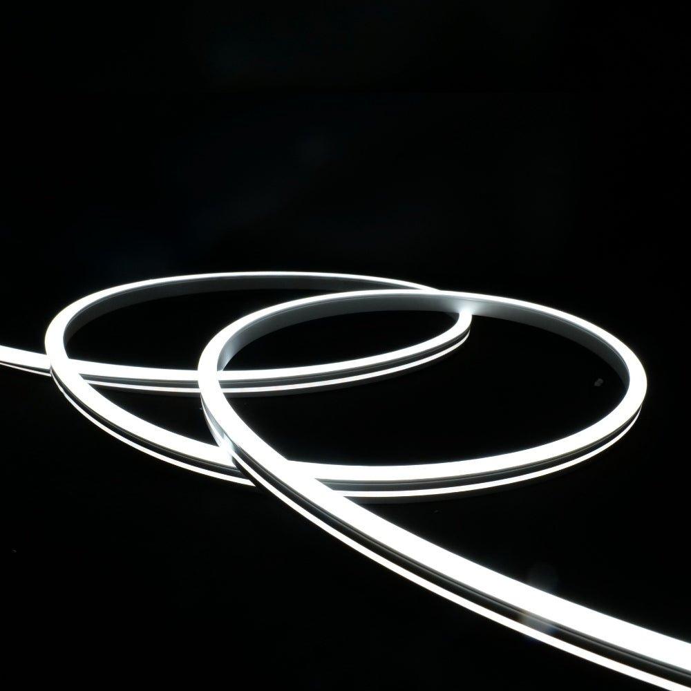 Cool White LED Neon Flex 12V 8x16mm 120 LEDs/m IP65 Waterproof 1cm Cut - House of LEDS