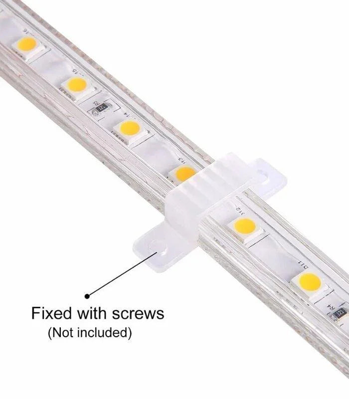 Cool White LED Strip Light 220V 240V 2835 IP65 Waterproof 120LED/m Full Kit - UK LED Lights