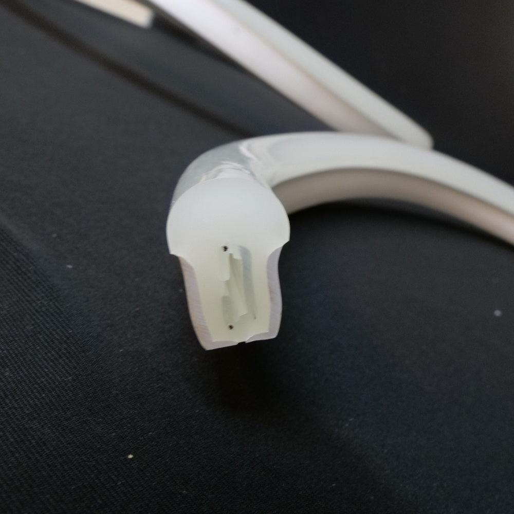 Cool White Neon Flex 14x25mm 220V 240V 120LEDs/m IP65 Waterproof with UK Plug - House of LEDS