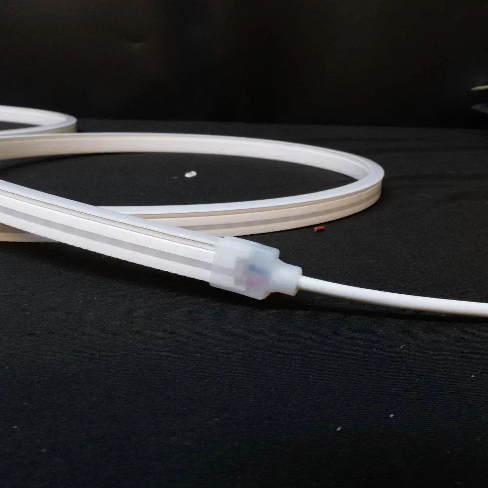 Decking Cool White LED Neon Flex 6000K 24V 6x12mm IP67 Waterproof 1cm Cut 15m | UK LED Lights