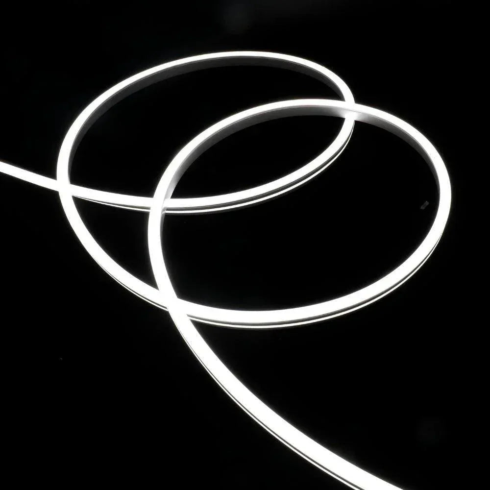 Decking Cool White LED Neon Flex 6000K 24V 6x12mm IP67 Waterproof 1cm Cut 15m | UK LED Lights