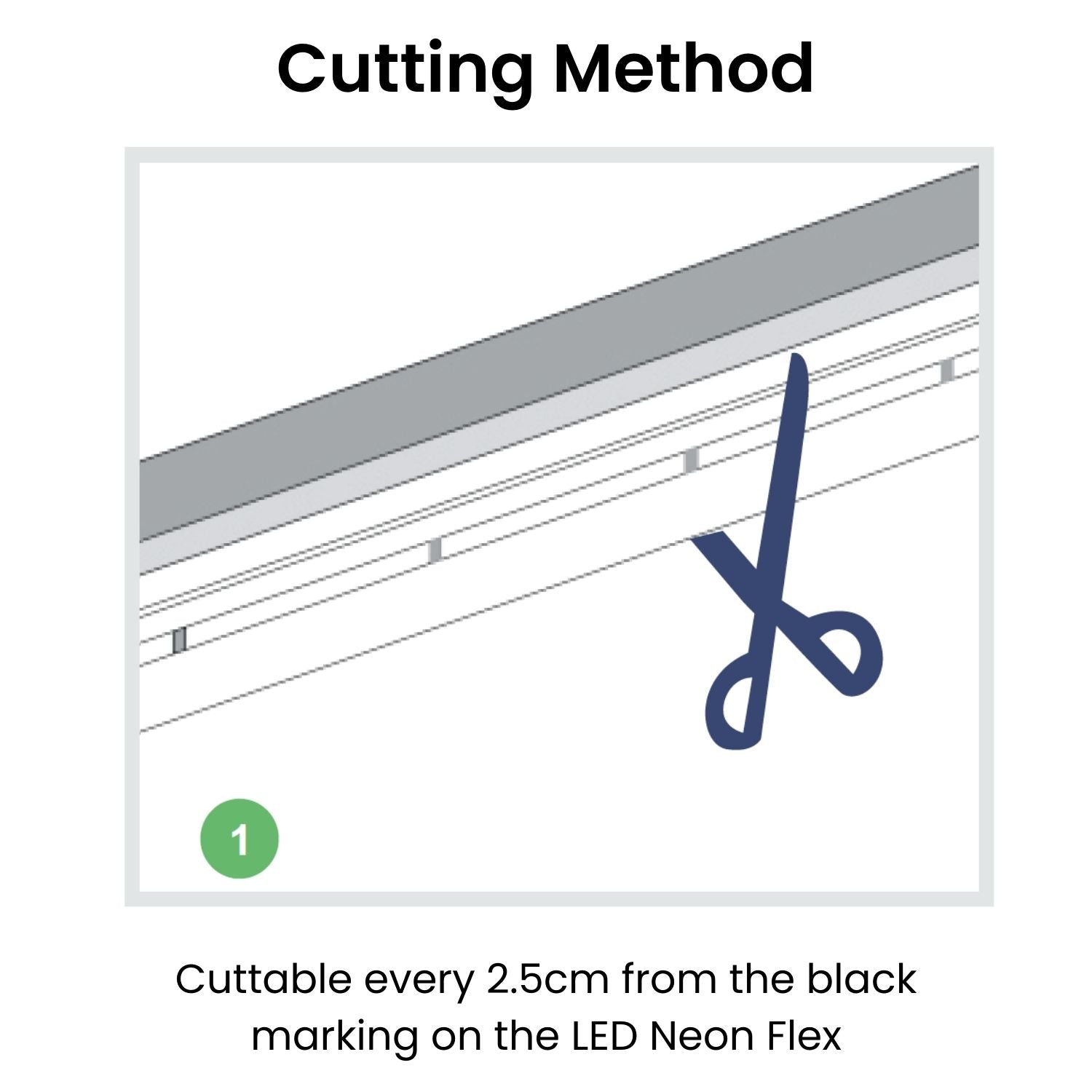 Cool White Neon Flex DC 12V IP65 Waterproof 8x16mm 120 LEDs/M Full Kit - House of LEDS