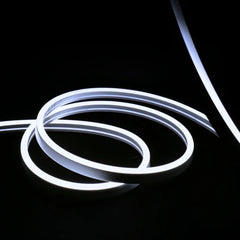 Cool White LED Neon Flex Wireless 8x16mm 120LEDs/m 220V 240V IP65 Waterproof with UK Plug