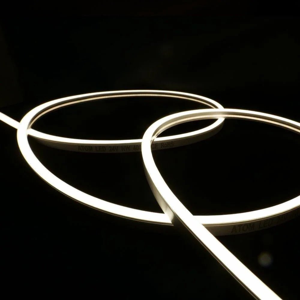 Decking LED Light Natural White Neon Flex 4000K 24V 6x12mm IP67 Waterproof Cut Anywhere - House of LEDS