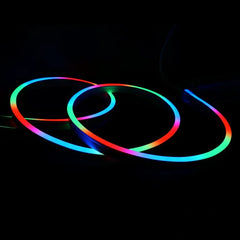 Addressable Digital Pixel RGB Neon Flex 24V 10x20mm IP67 Waterproof WS2811