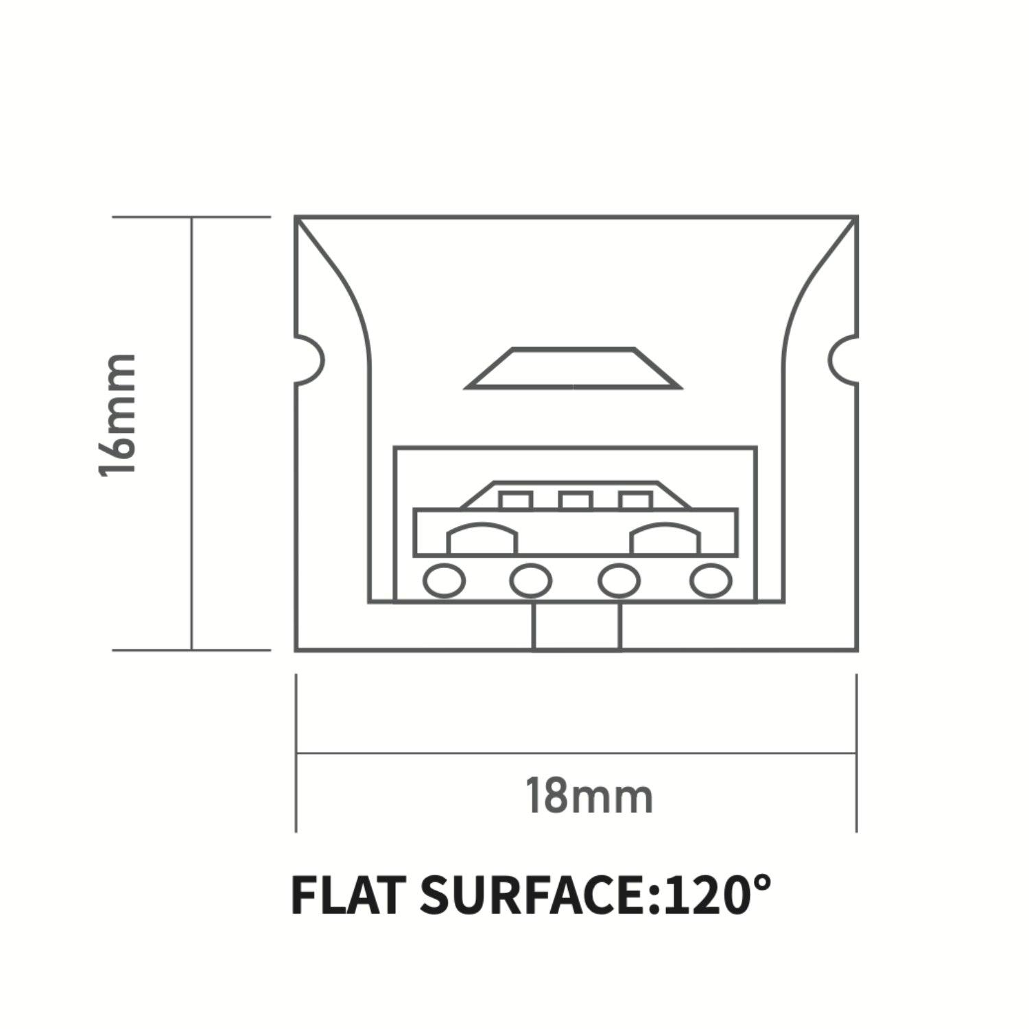 Extra Long 18x16mm Warm White 48V IP68 Top Bend Waterproof 30 Metre - House of LEDS