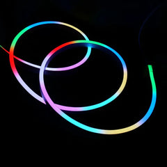 Addressable Digital Pixel RGB Neon Flex 24V 10x20mm IP67 Waterproof WS2811