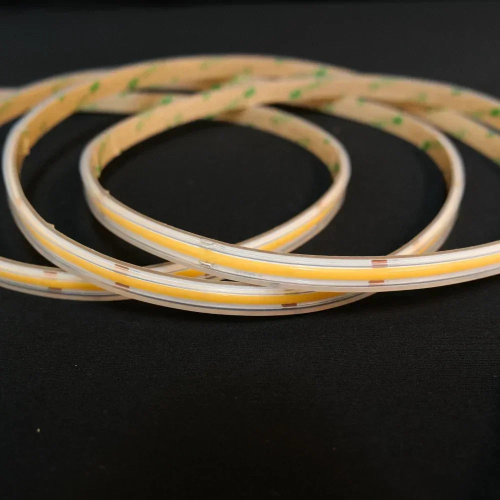 Warm White 3000K COB LED Strip 48V 480LEDs/m IP67 Waterproof 30m Run