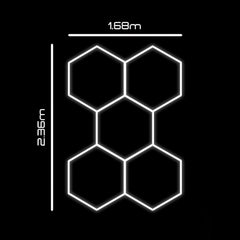 Hexagrid LED Hexagon Ultrabright 6500k LED Hex Lights - 5 Hex Grid System - UK LED Lights