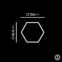 Hexagrid LED Hexagon Ultrabright 6500k LED Hex Lights - 5 Hex Grid System - UK LED Lights