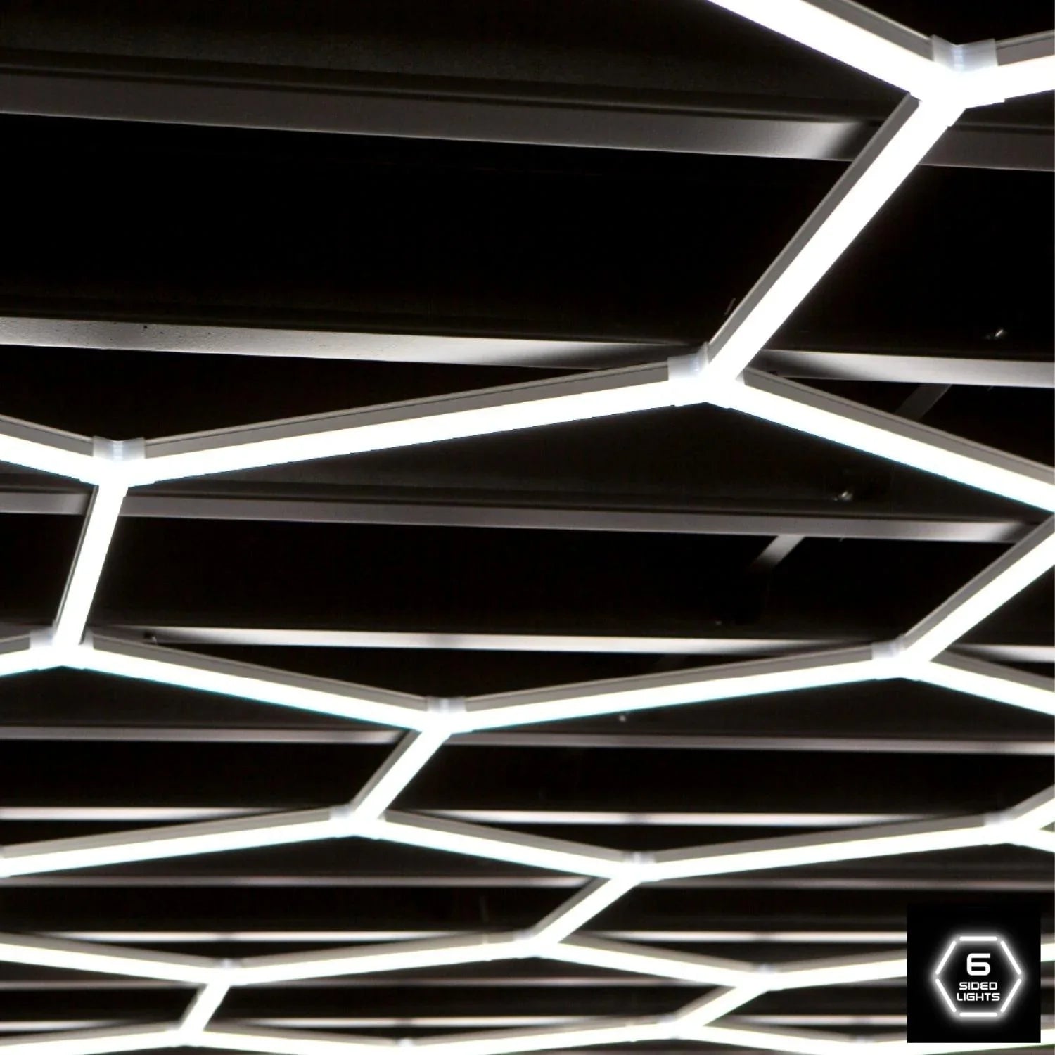 Hexagrid LED Hexagon Ultrabright 6500k LED Hex Lights - 8 Hex Grid System - UK LED Lights