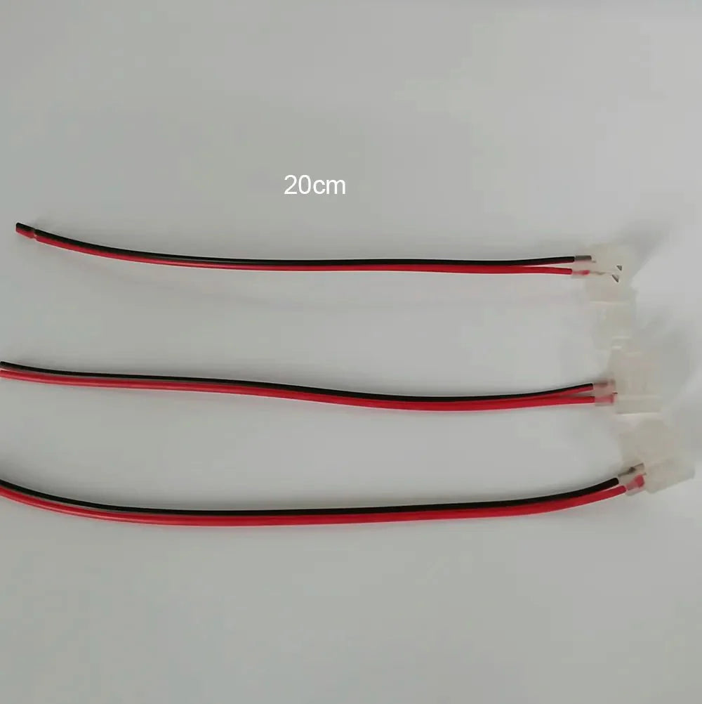 LED Neon Flex 12V/24V Non Welding Wire Connector for 6x12mm Single Colour Neon Flex - House of LEDS