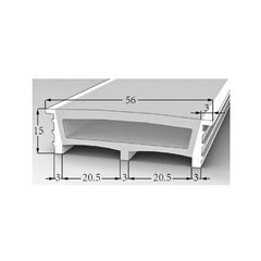 LED Strip Silicone Neon Flex Profile Cover Body Flexible Bendable 50x15mm - House of LEDS
