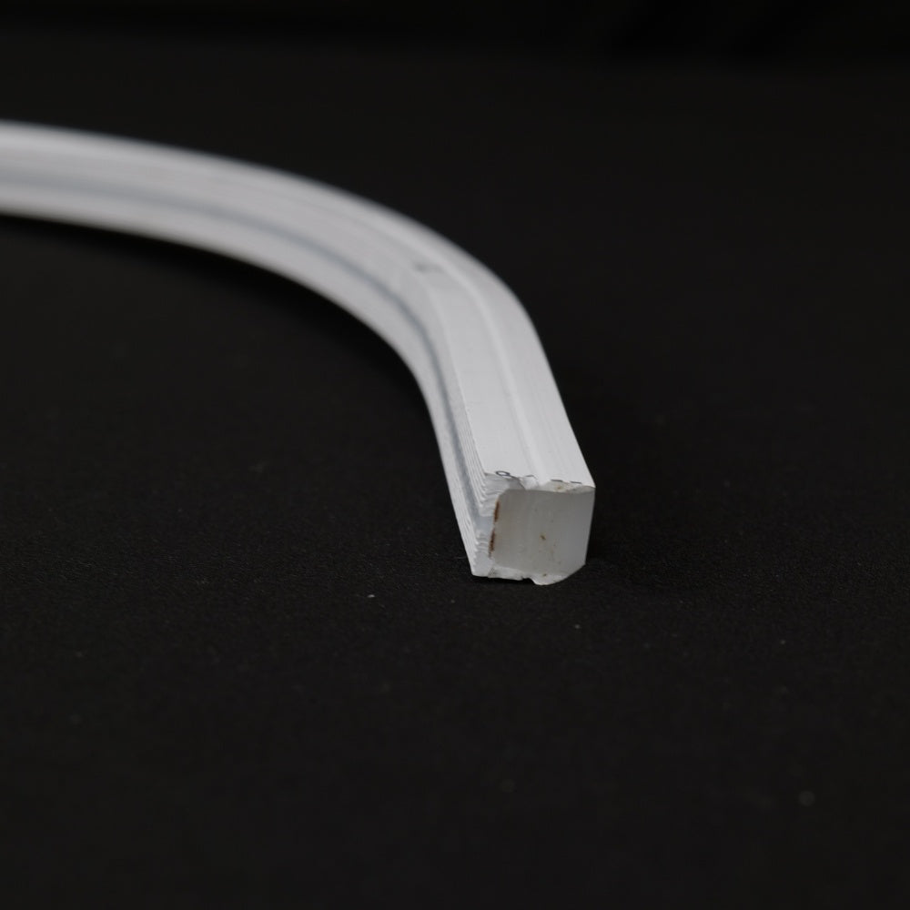 10x10mm vertical bend neon flex on fascia and soffit line, 4000K natural white 48V