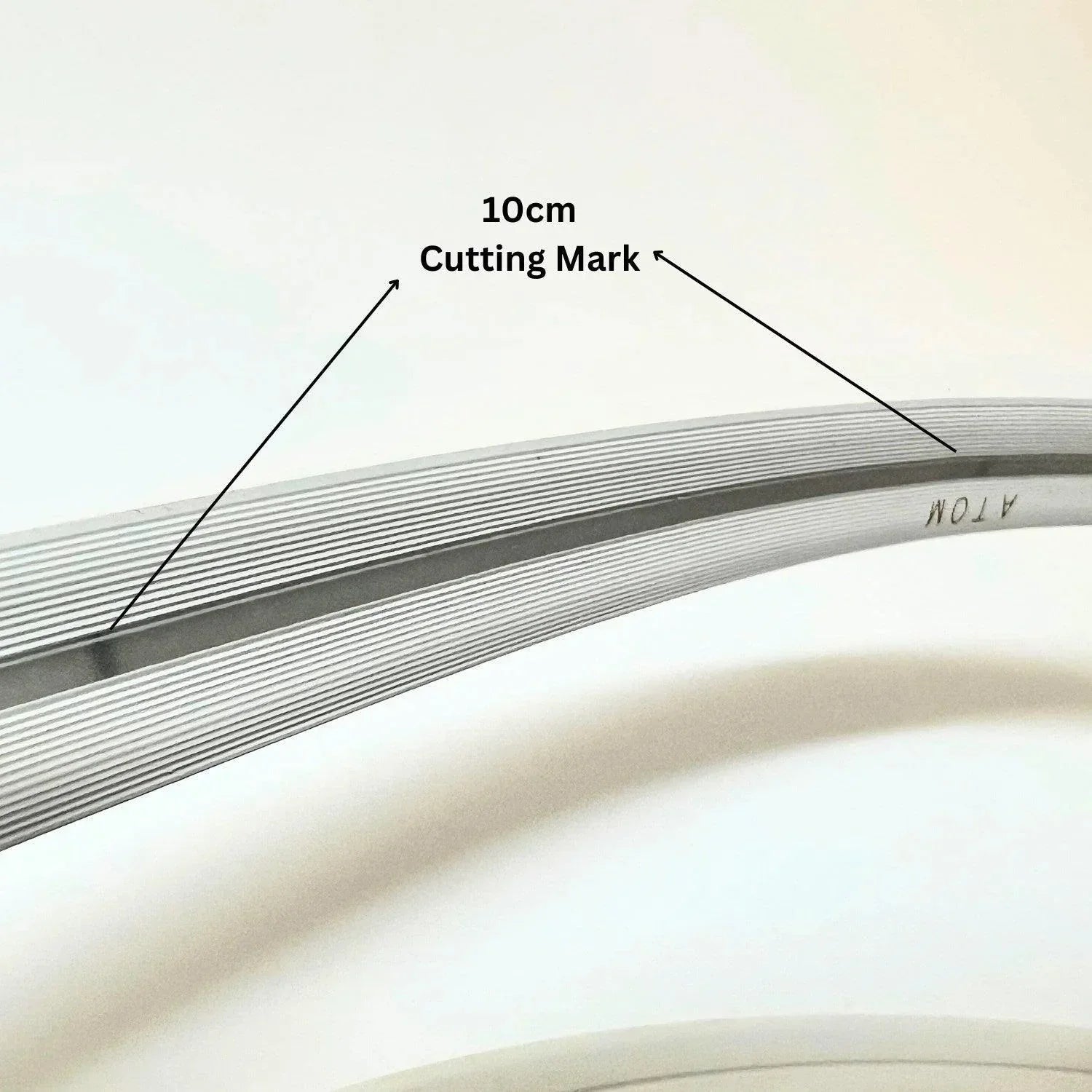 Natural White Neon Flex 4000K 16x16mm 220V 240V Top Bend IP65 10cm Cut with UK Plug - ATOM LED