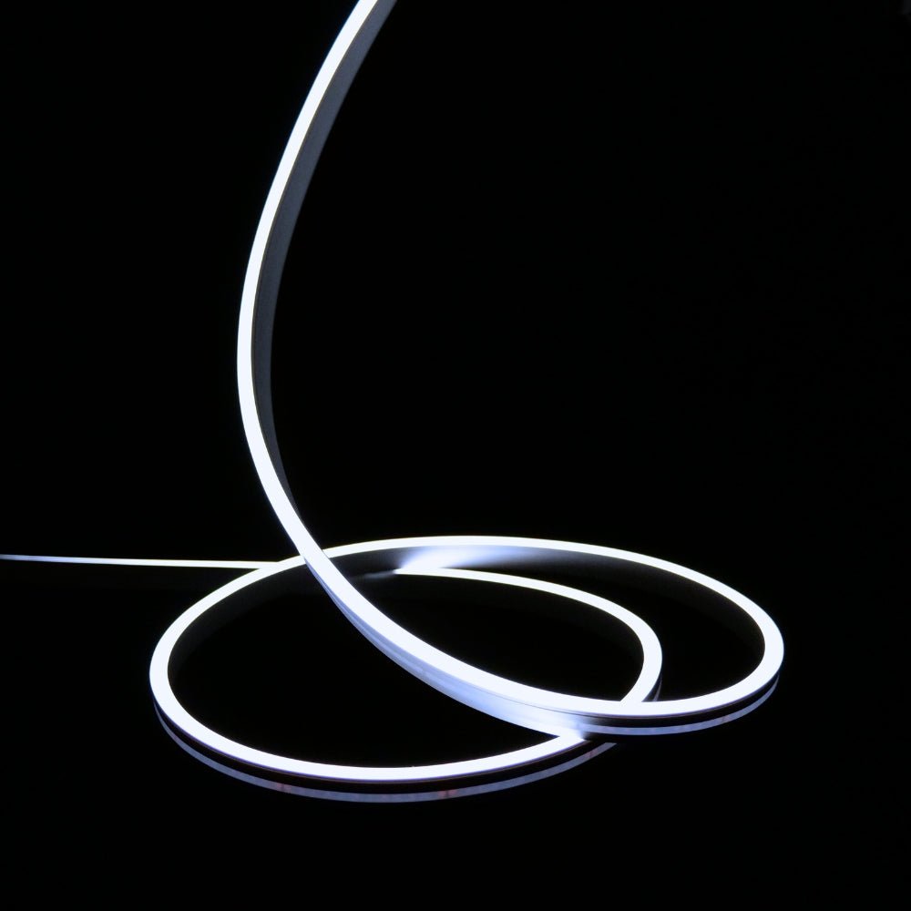 Mini Cool White Neon Flex 6000K 24V 6x12mm IP65 Waterproof 15m - House of LEDS