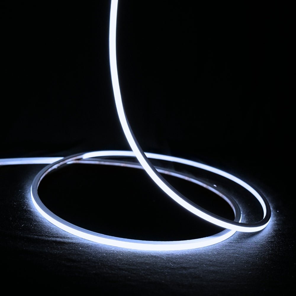 Mini Cool White Neon Flex 6000K 24V Top Bend 4.5x4.5mm IP65 Waterproof 240LEDs/m - House of LEDS