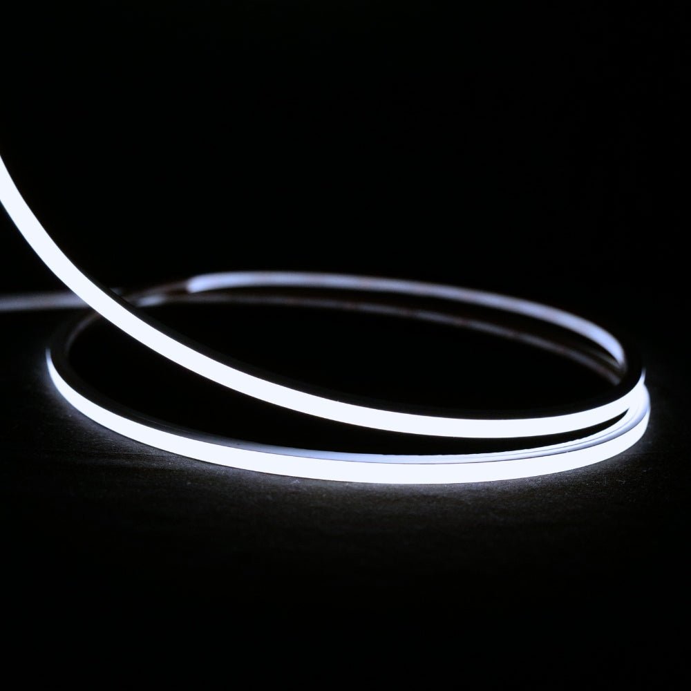 Mini Cool White Neon Flex 6000K 24V Top Bend 4.5x4.5mm IP65 Waterproof 240LEDs/m - House of LEDS