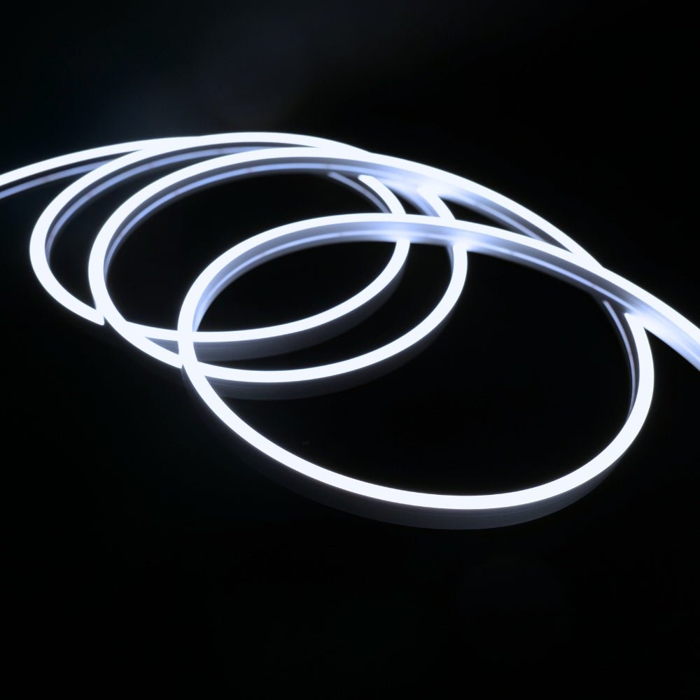 Mini Cool White Neon Flex 6000K 4x8mm IP65 Waterproof 168 LEDs/m - House of LEDS