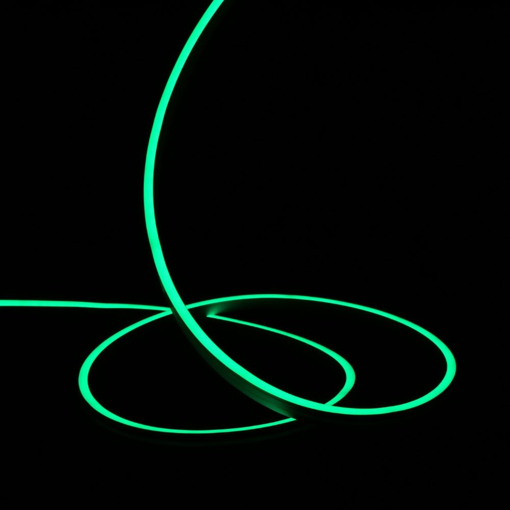 Mini Green Neon Flex 6000K 24V 6x12mm IP65 Waterproof 15m - House of LEDS