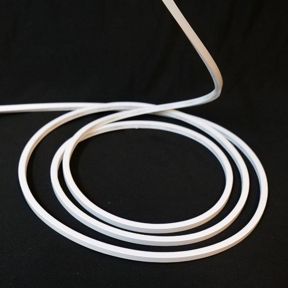 Mini Natural White Neon Flex 4000K 24V Top Bend 4.5x4.5mm IP65 Waterproof 240LEDs/m - House of LEDS