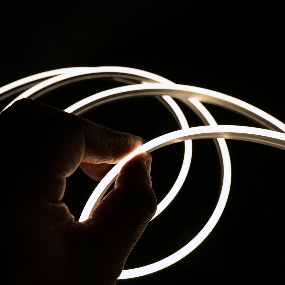 Mini Natural White Neon Flex 4000K 4x8mm IP65 Waterproof 168 LEDs/m - House of LEDS