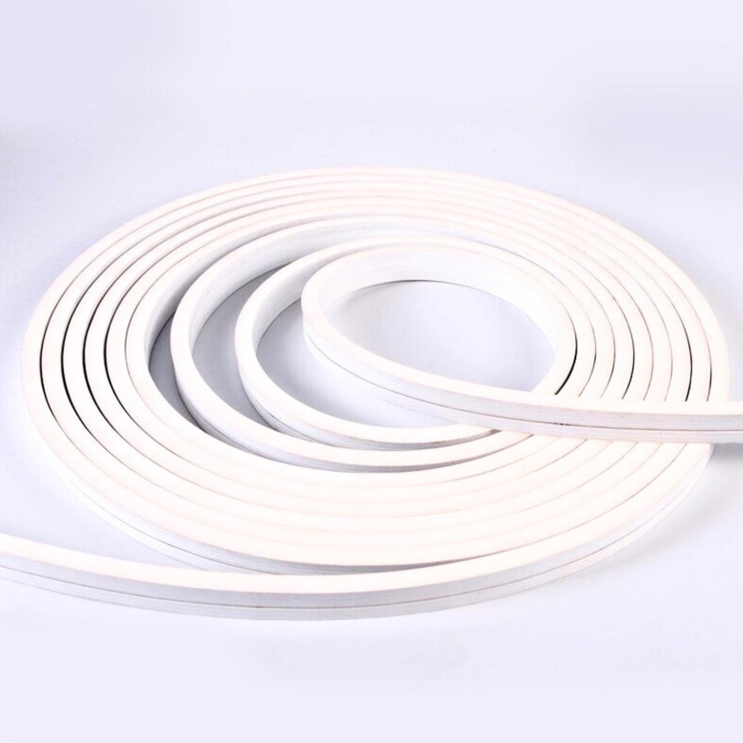 Mini Natural White Neon Flex 4000K Mini 24V 4x10mm IP65 Waterproof 168LEDs/m - House of LEDS