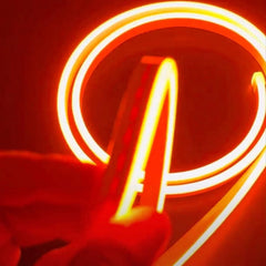Mini Orange LED Neon Flex 12V 6x12mm 120LED/m IP65 Waterproof 1cm Cut - UK LED Lights