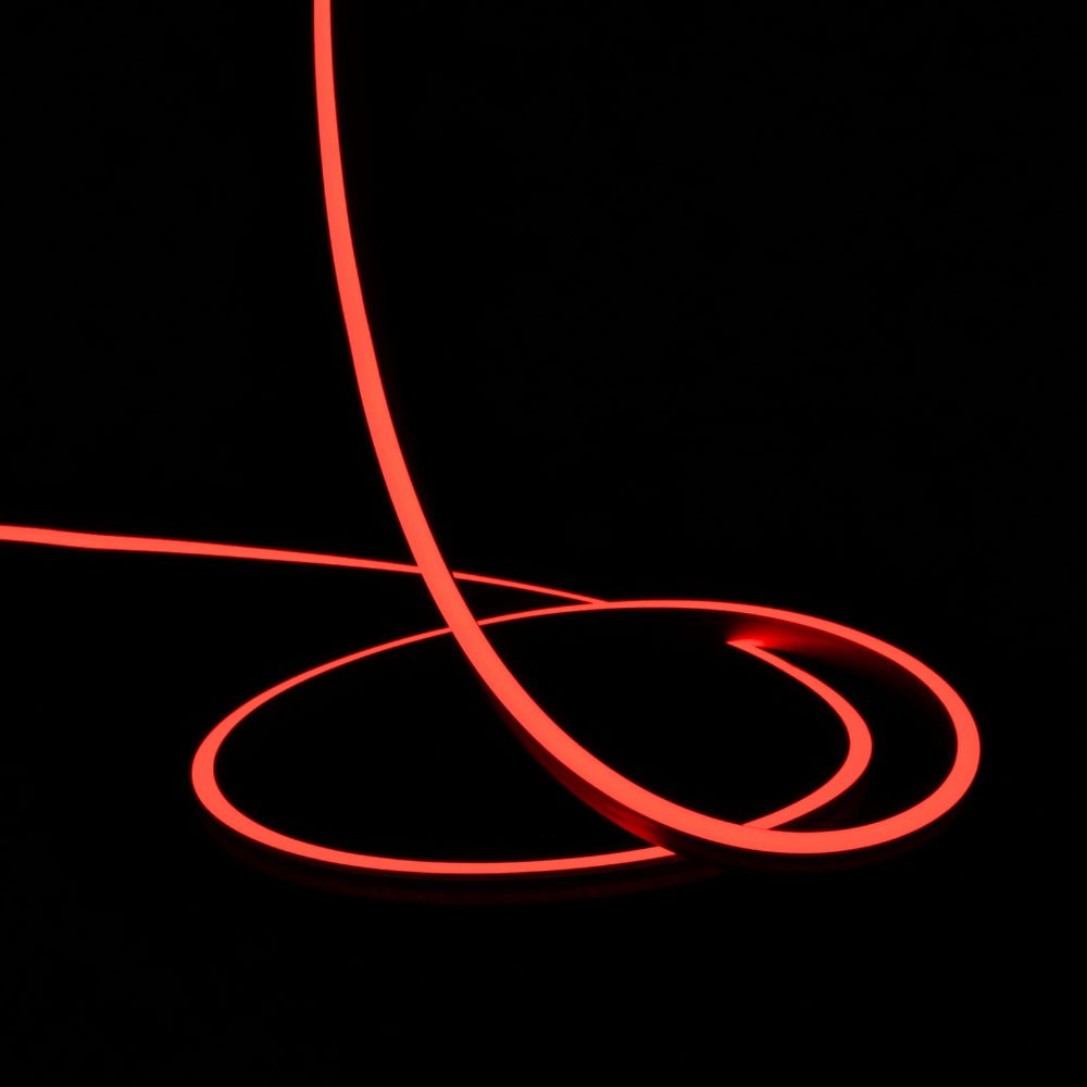 Mini Red Neon Flex 6000K 24V 6x12mm IP65 Waterproof 15m - House of LEDS