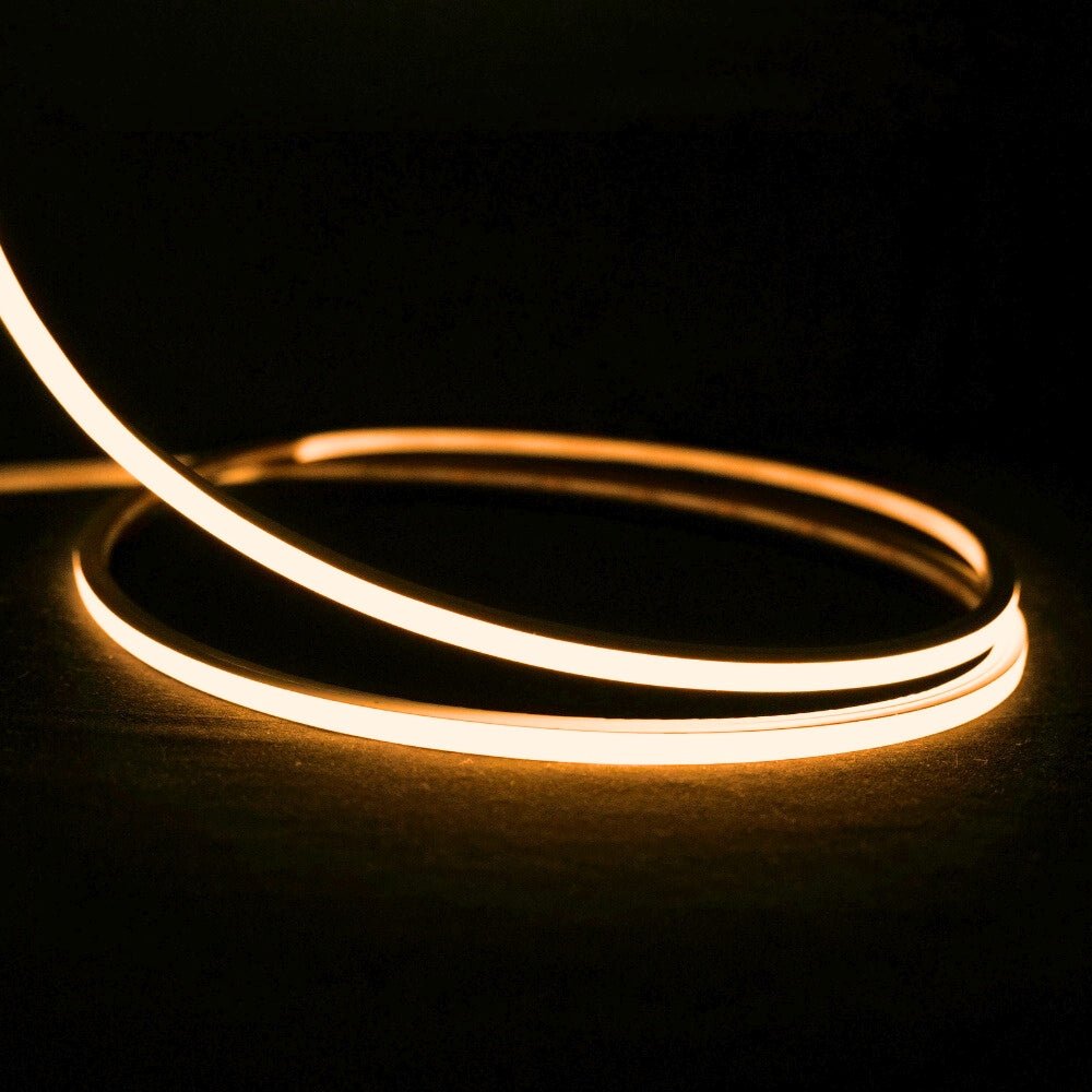 Mini Warm White Neon Flex 2700K 24V Top Bend 4.5x4.5mm IP65 Waterproof 240LEDs/m - House of LEDS