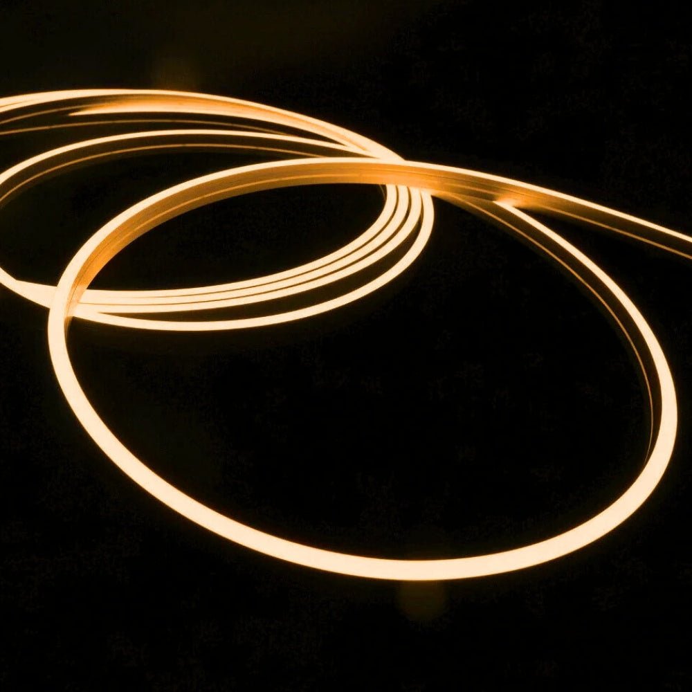 Mini Warm White Neon Flex 2700K 4x8mm IP65 Waterproof 168 LEDs/m - House of LEDS