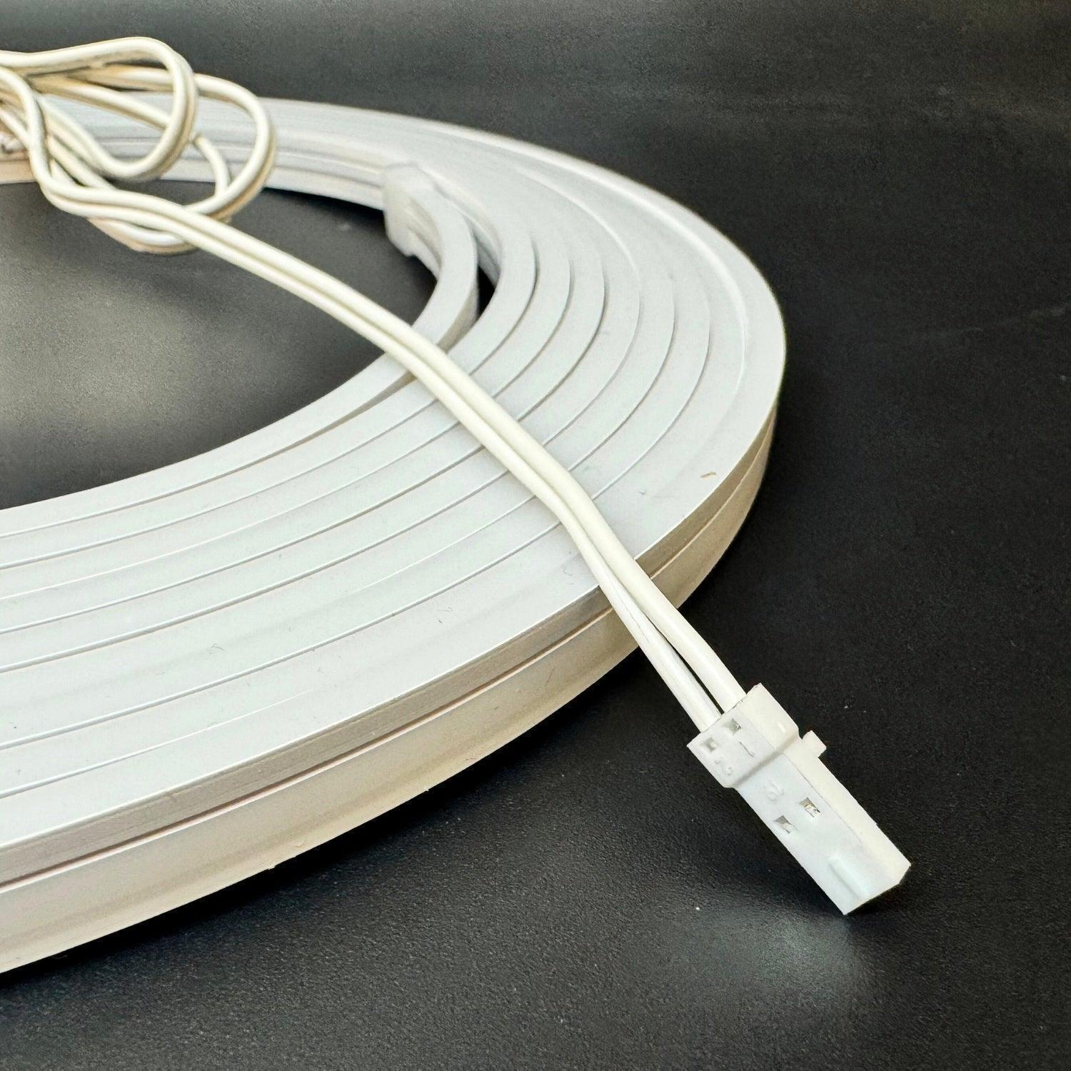 Mini Warm White Neon Flex 3000K 4x8mm IP65 Waterproof 140 LEDs/m free cut