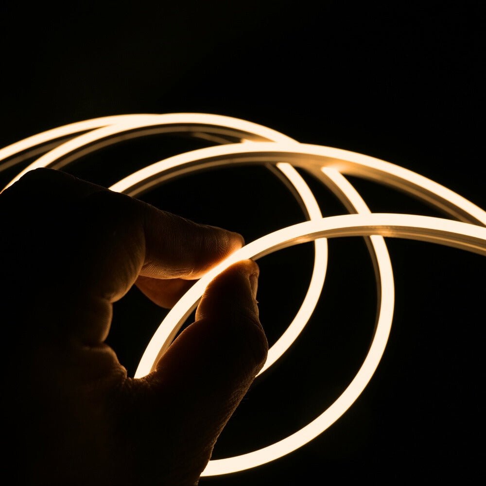 Mini Warm White Neon Flex 3000K 4x8mm IP65 Waterproof 168 LEDs/m - House of LEDS