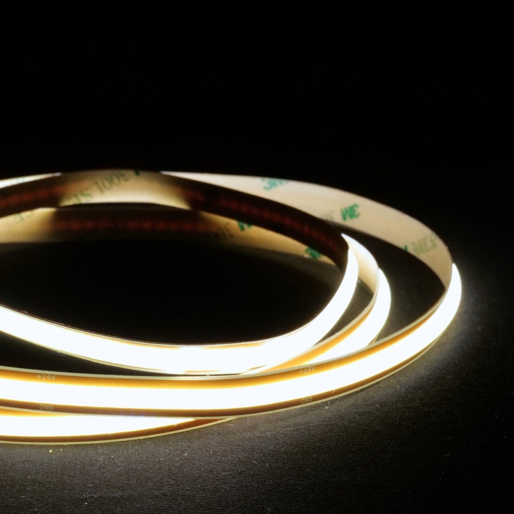 Natural White 4000K COB LED Strip 24V 480LEDs/m IP20 Cut Anywhere - House of LEDS