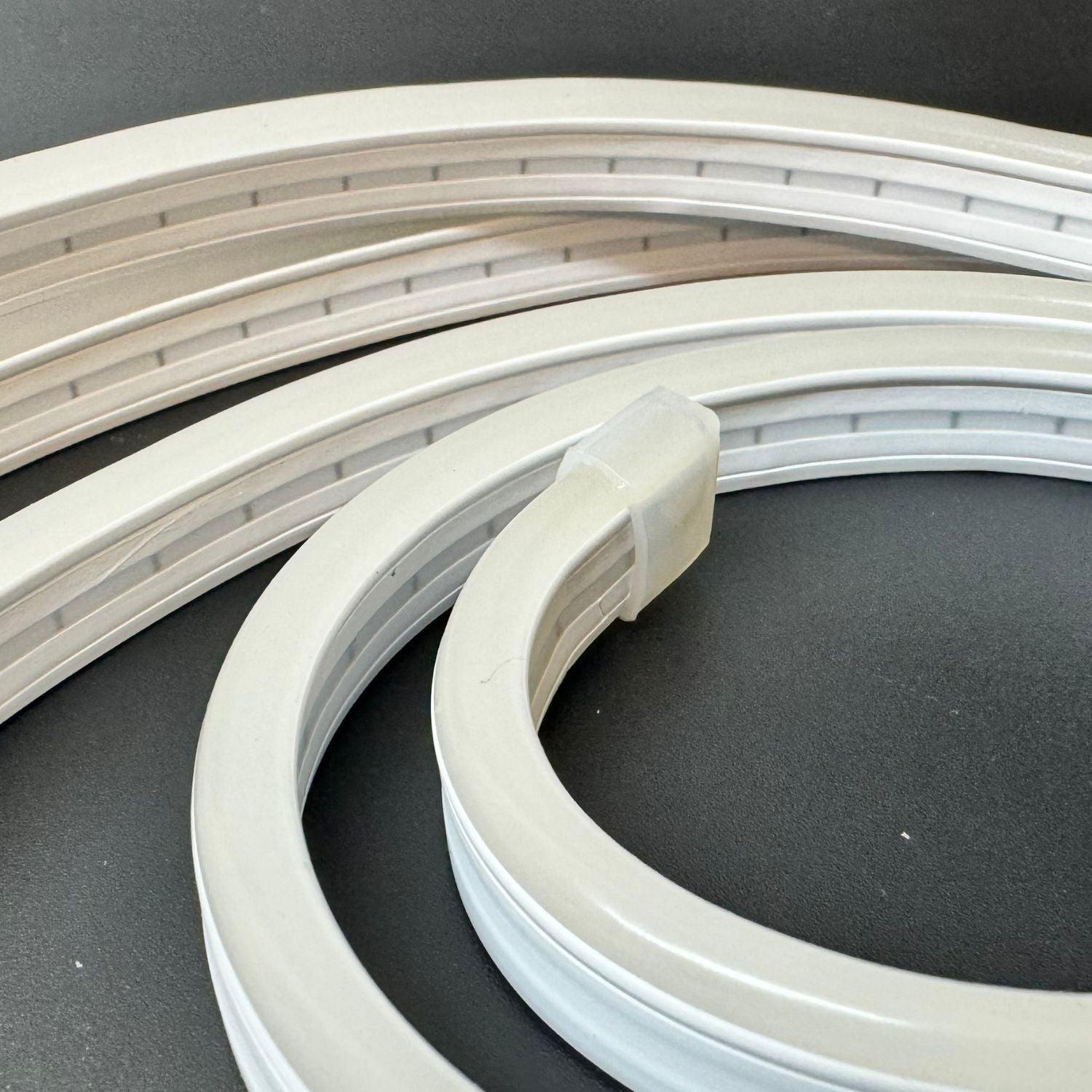 Natural White Neon Flex 4000K 12V 8x16mm IP65 Waterproof 1cm Cut - House of LEDS