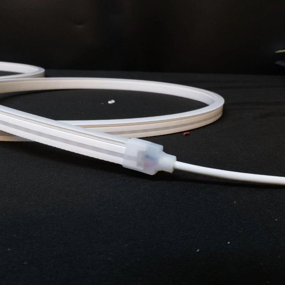 Natural White LED Neon Flex 4000K 24V 6x12mm IP67 Waterproof 1cm Cut 15m | UK LED Lights
