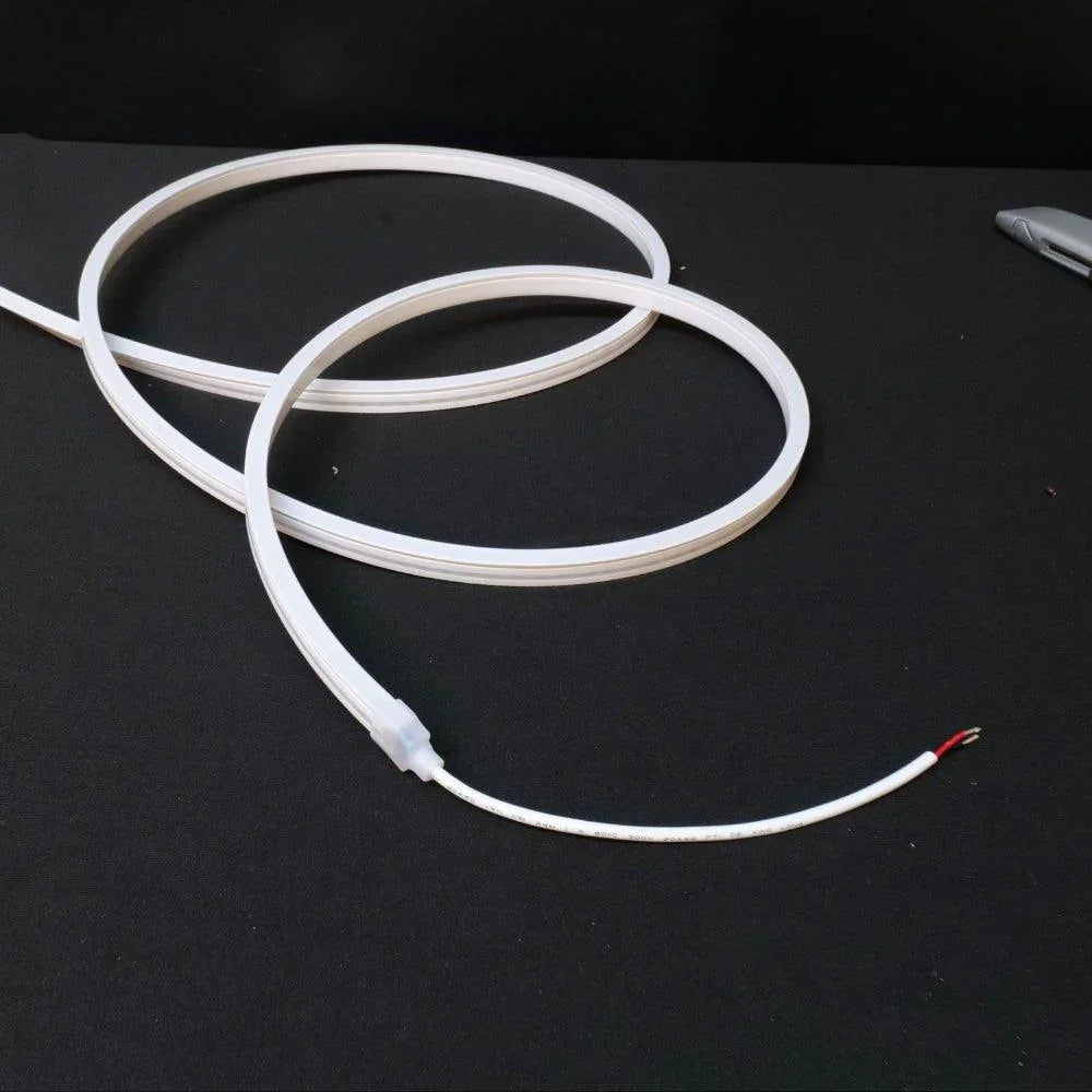 Natural White LED Neon Flex 4000K 24V 6x12mm IP67 Waterproof 1cm Cut 15m | UK LED Lights