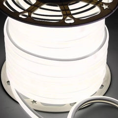 Natural White LED Neon Flex 16x16mm D Shape Vertical Bending 120LEDs/m 220V 240V IP67 Waterproof with UK Plug - ATOM LED