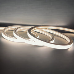 Natural White Neon Flex 4000K 16x16mm 220V 240V Top Bend IP65 10cm Cut with UK Plug - ATOM LED