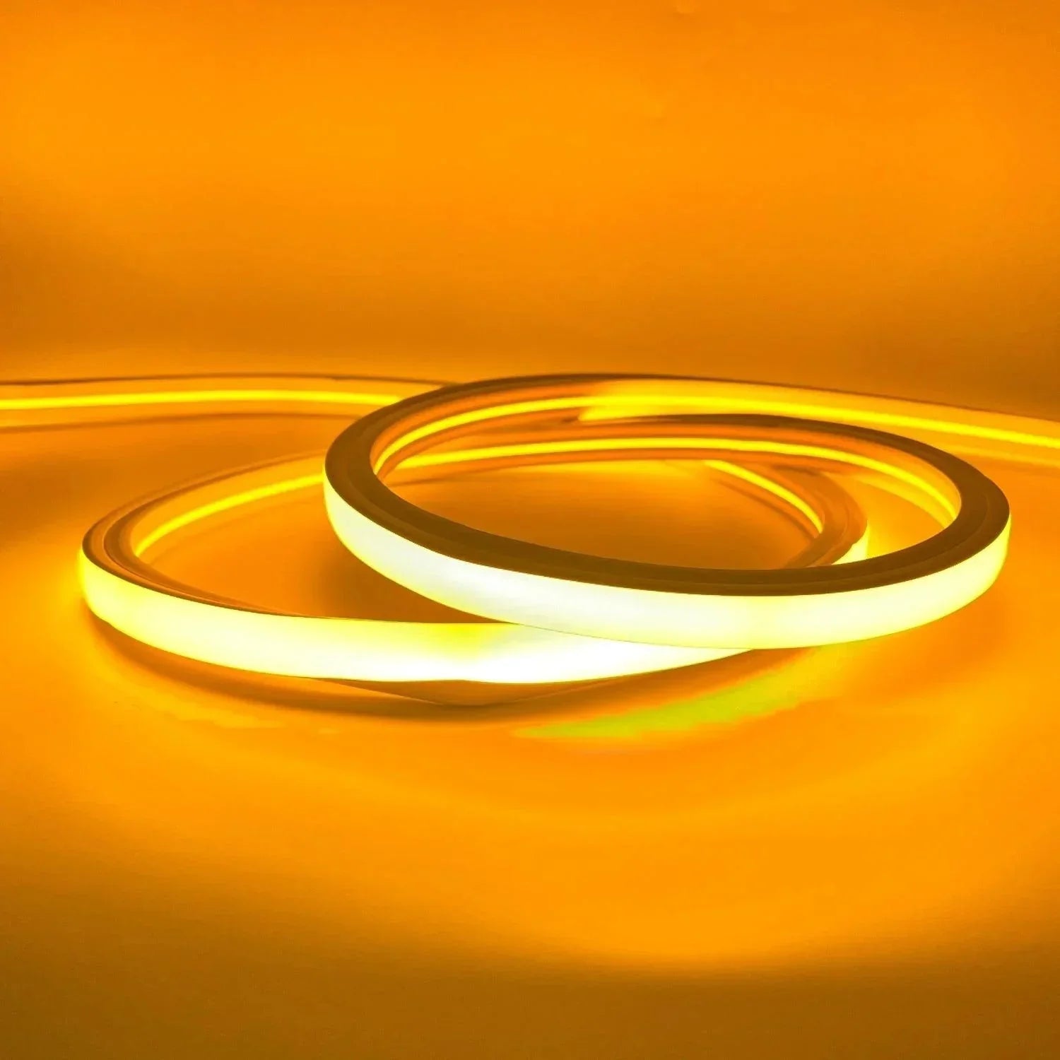Orange LED Neon Flex 220V 240V Top Bending 20cm Cutting IP65 with UK Plug - ATOM LED
